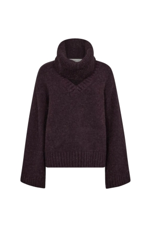 Copenhagen Muse Pullover w.detachable collar 7095 Winetasting Mel