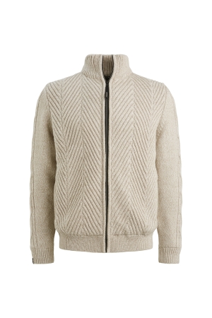 Vanguard Zip jacket wool blend 8015 Lead grey