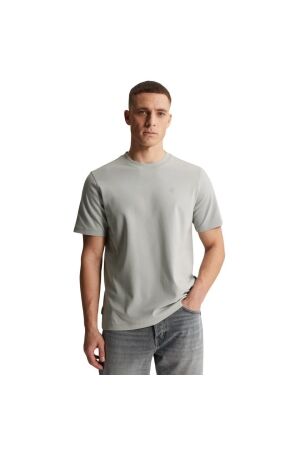 Cast Iron Short sleeve r-neck regular fit in 9105 Belgain block