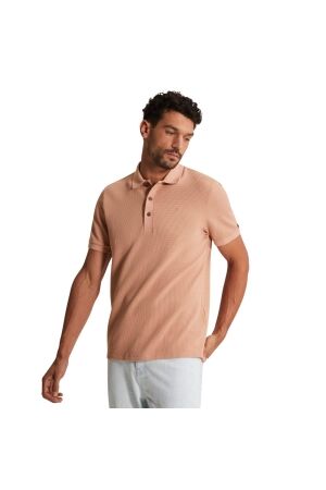 Cast Iron Short sleeve r-neck regular fit tw 3018 Cafe creme